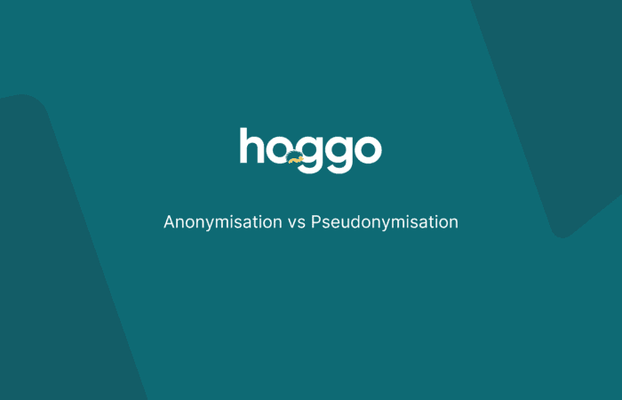 Anonymisation vs Pseudonymisation