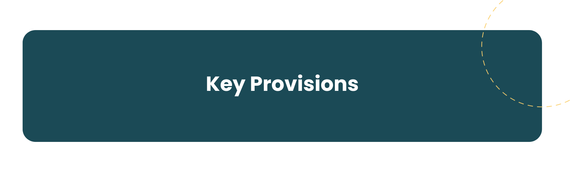 Key Provisions