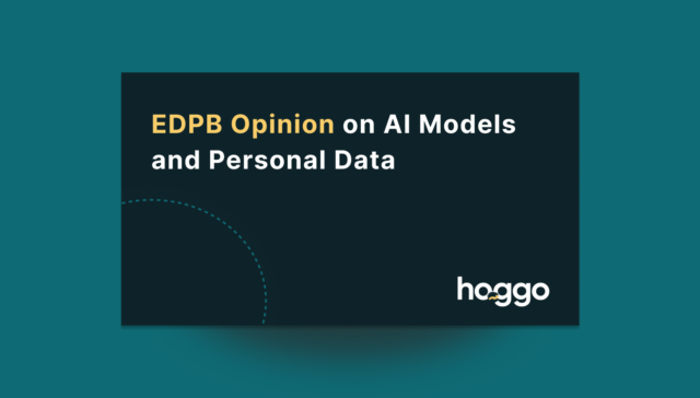 EDPB Opinion on AI Models and Personal Data