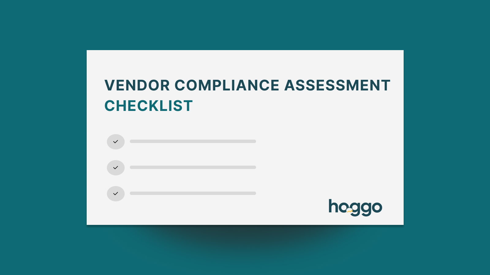 Vendor Compliance Assessment Checklist